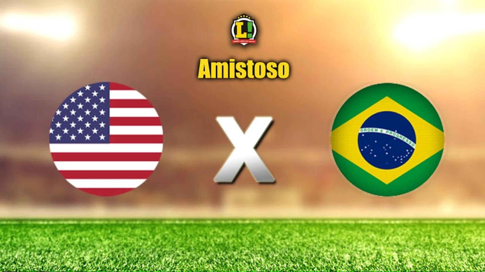 Apresentação Amistoso Estados Unidos x Brasil