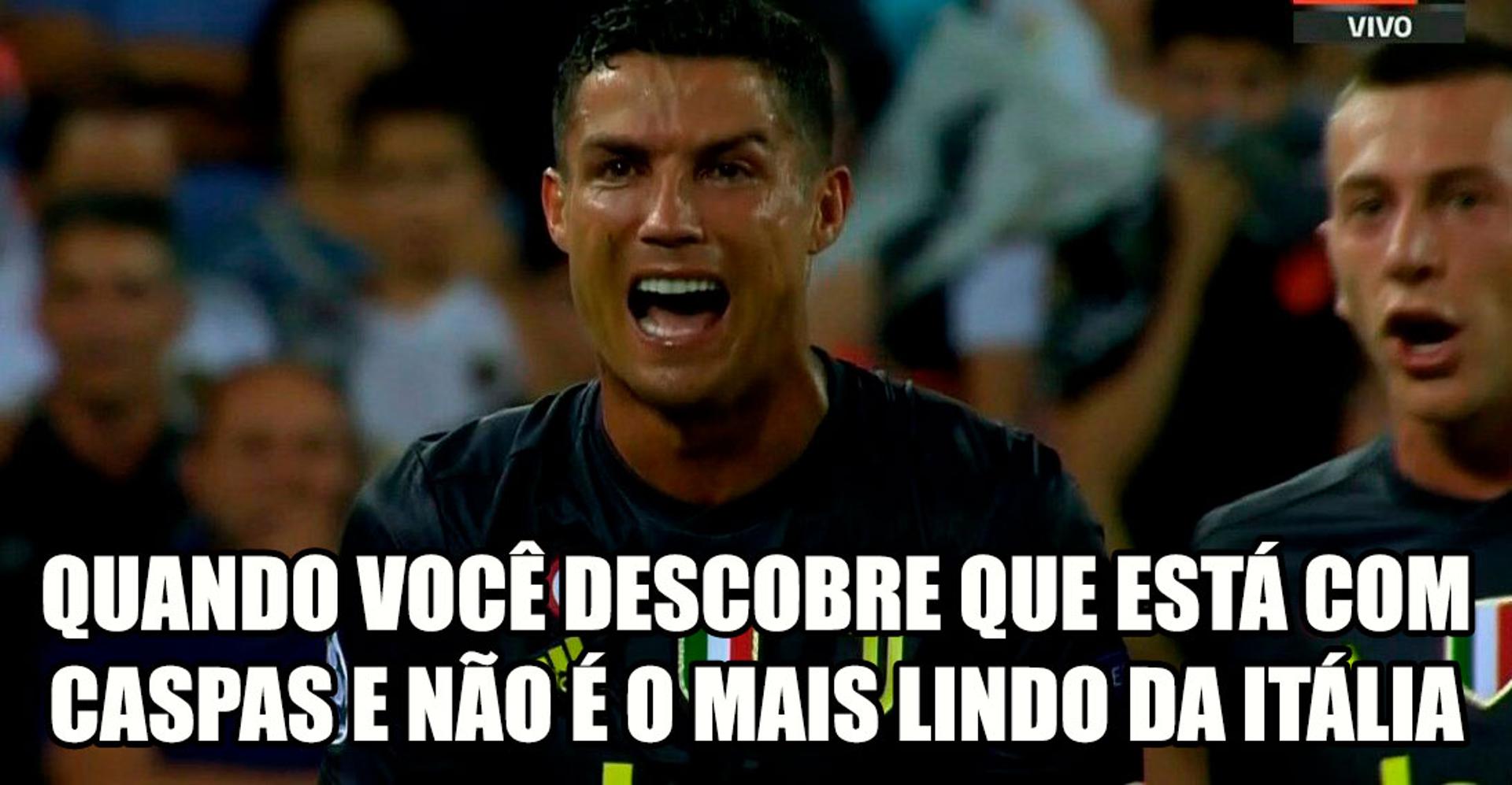 CR7 é alvo dos memes após cartão vermelho contra o Valencia