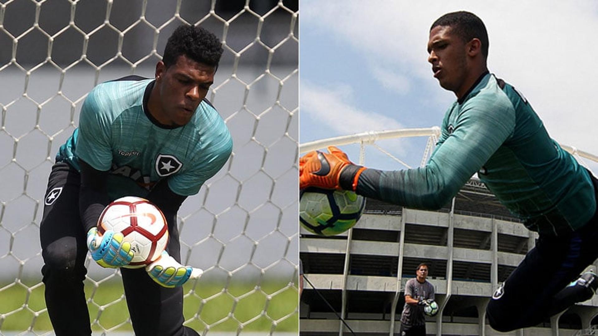 Montagem goleiro botafogo