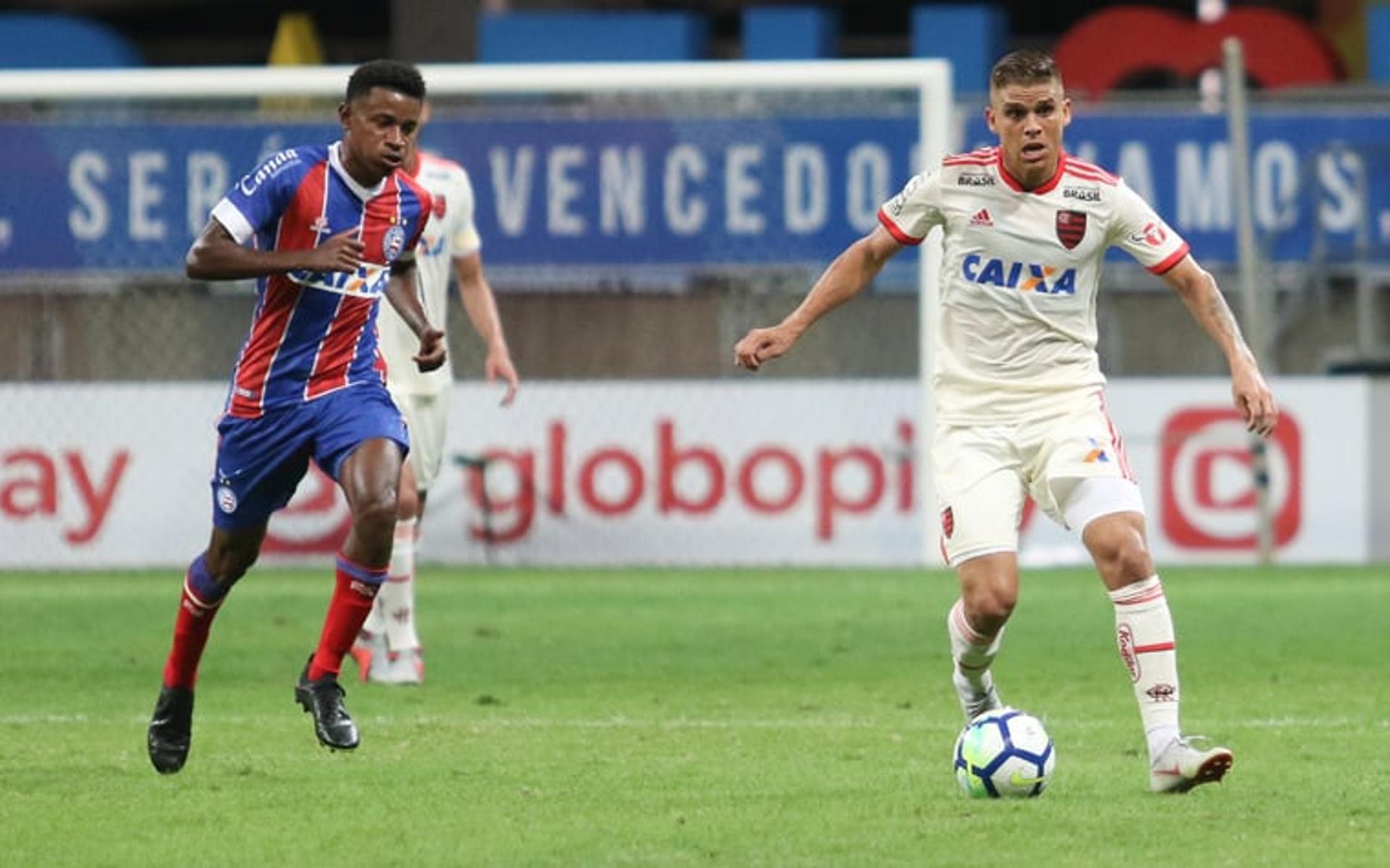 A reestreia do técnico Dorival Júnior no Flamengo foi decepcionante. O Rubro-Negro ficou no empate por 0 a 0 com o Bahia, na Fonte Nova, e viu escapar a oportunidade de voltar à liderança do Brasileirão. A seguir, confira as notas do LANCE! para os jogadores do Flamengo. (Por Sérgio Santana)