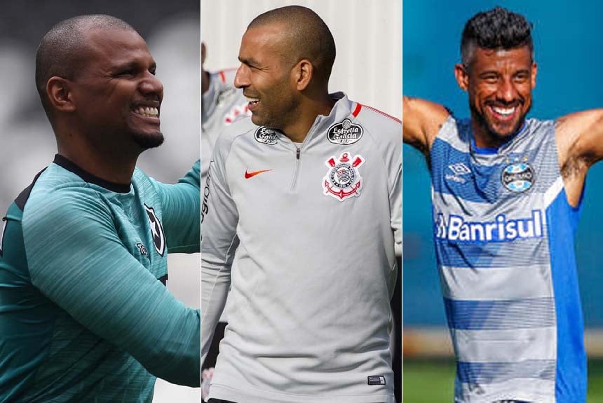 Com o fim da temporada se aproximando, o LANCE! foi em busca dos nomes dos veteranos que tem contrato até o fim do ano com os clubes do Brasileirão. Jefferson, Sheik, Léo Moura fazem parte desse time. Confira os outros nomes!