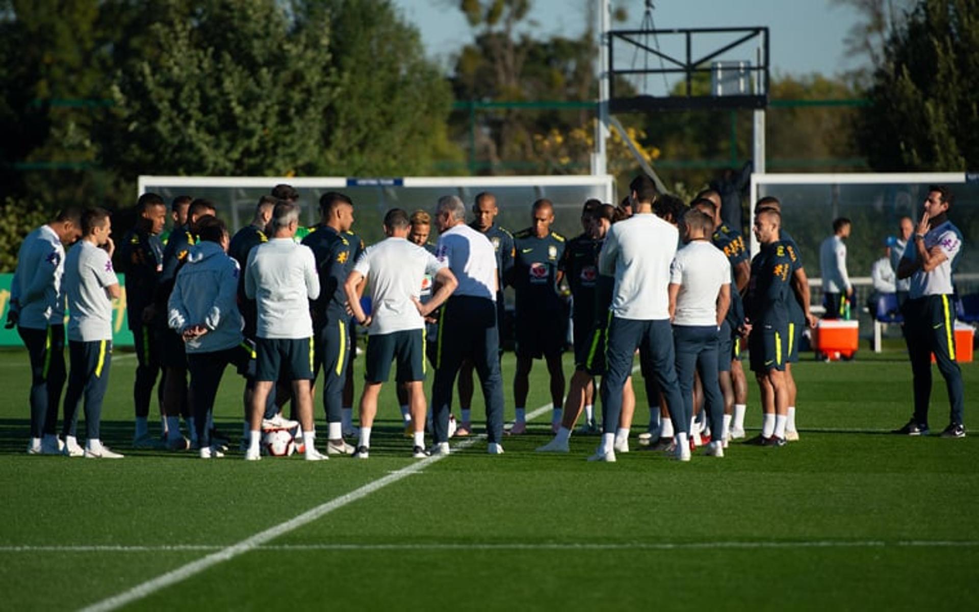 Treino da Seleção Brasileira