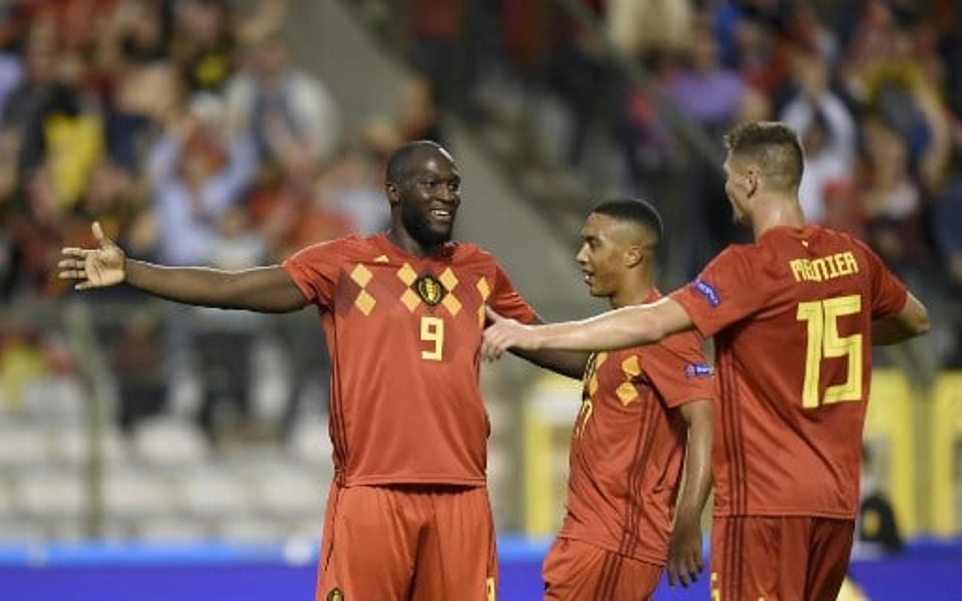 Lukaku e Meunier - Bélgica x Suíça