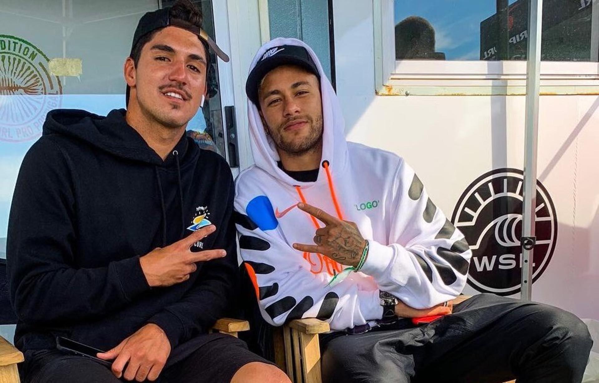 Neymar e Medina em Peniche