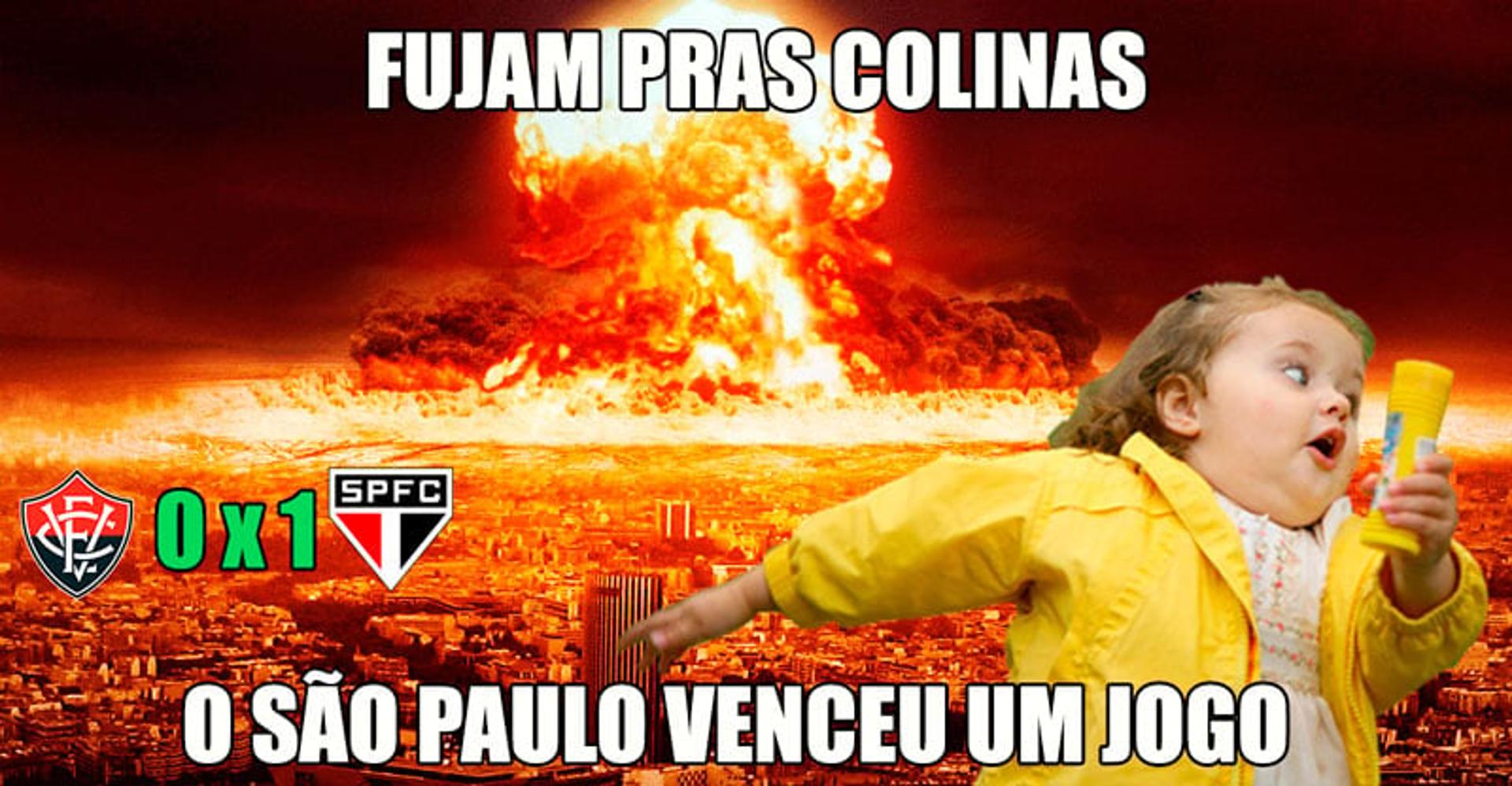 Os melhores memes de Vitória 0 x 1 São Paulo