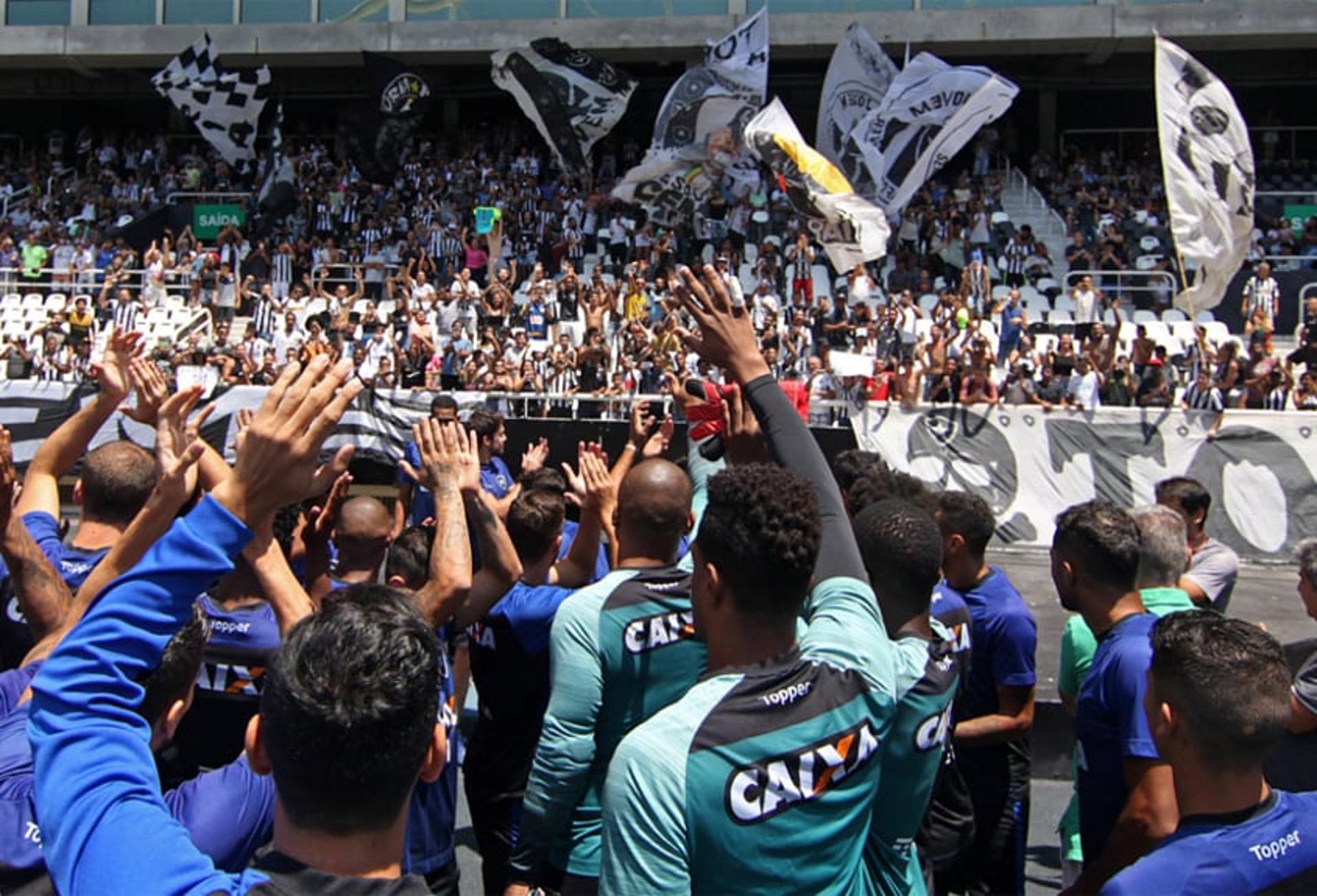 Treino aberto do Botafogo