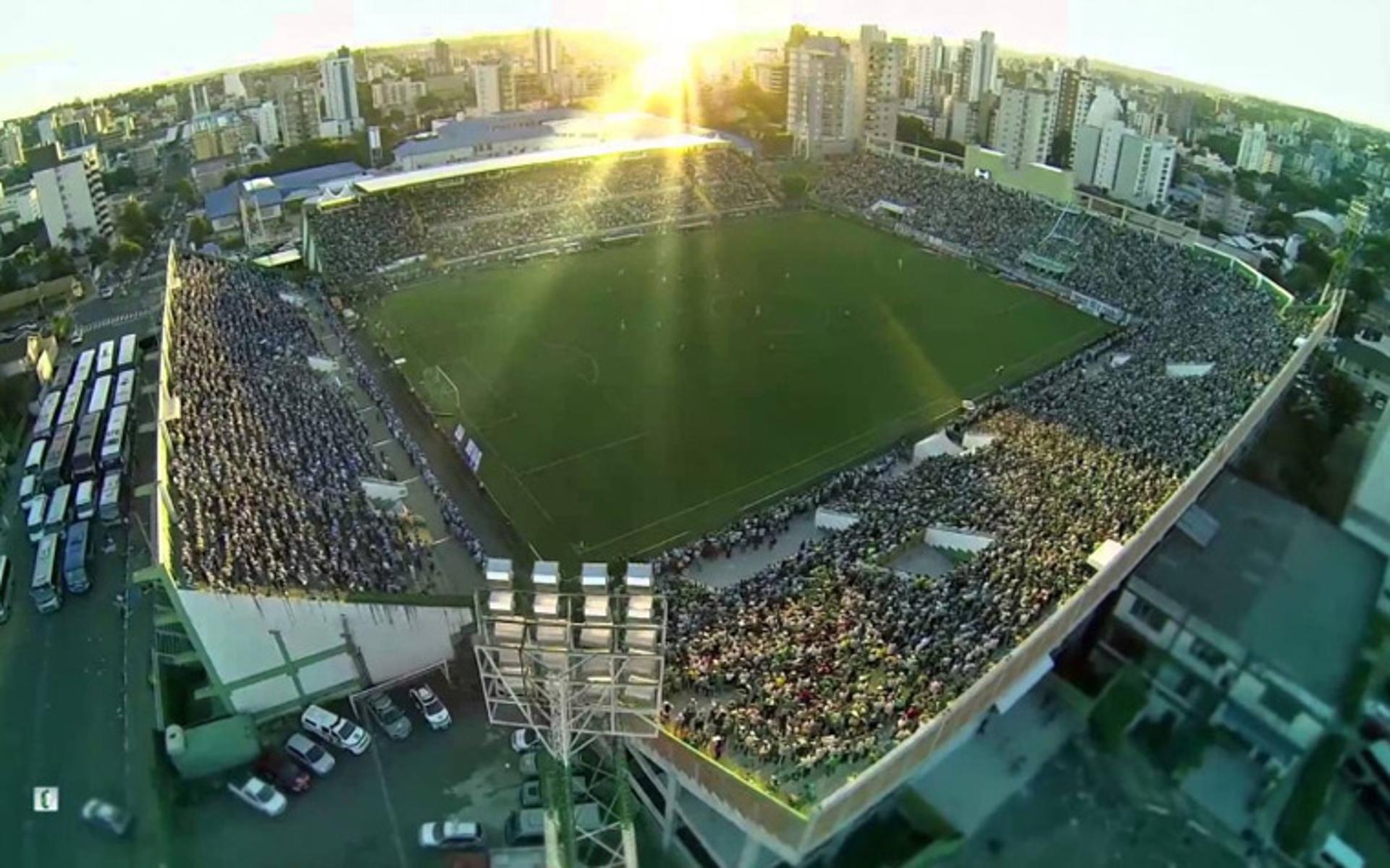 Visão de Chapecó - próxima à Arena Condá