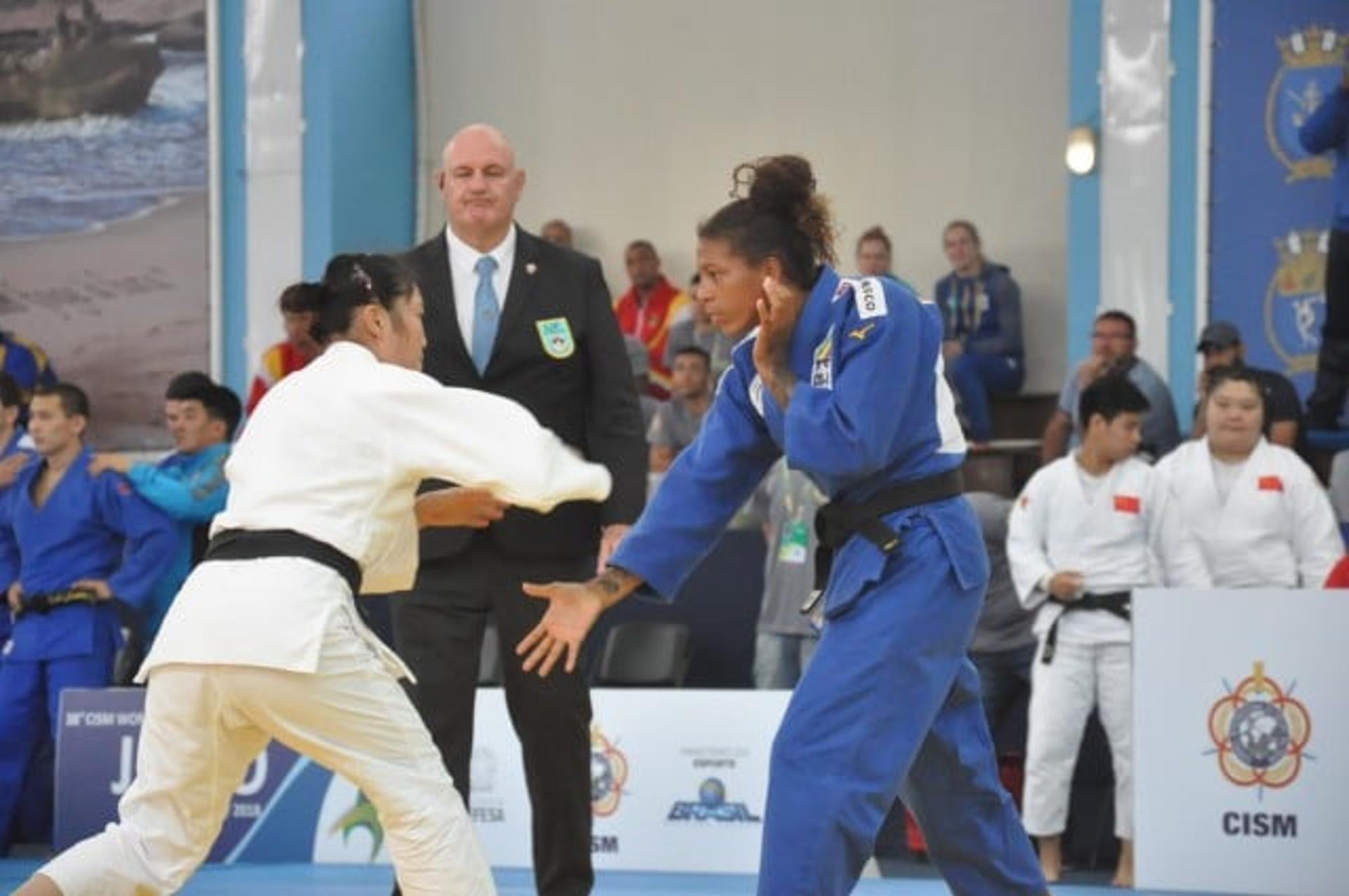 Rafaela Silva no Mundial Militar de judô