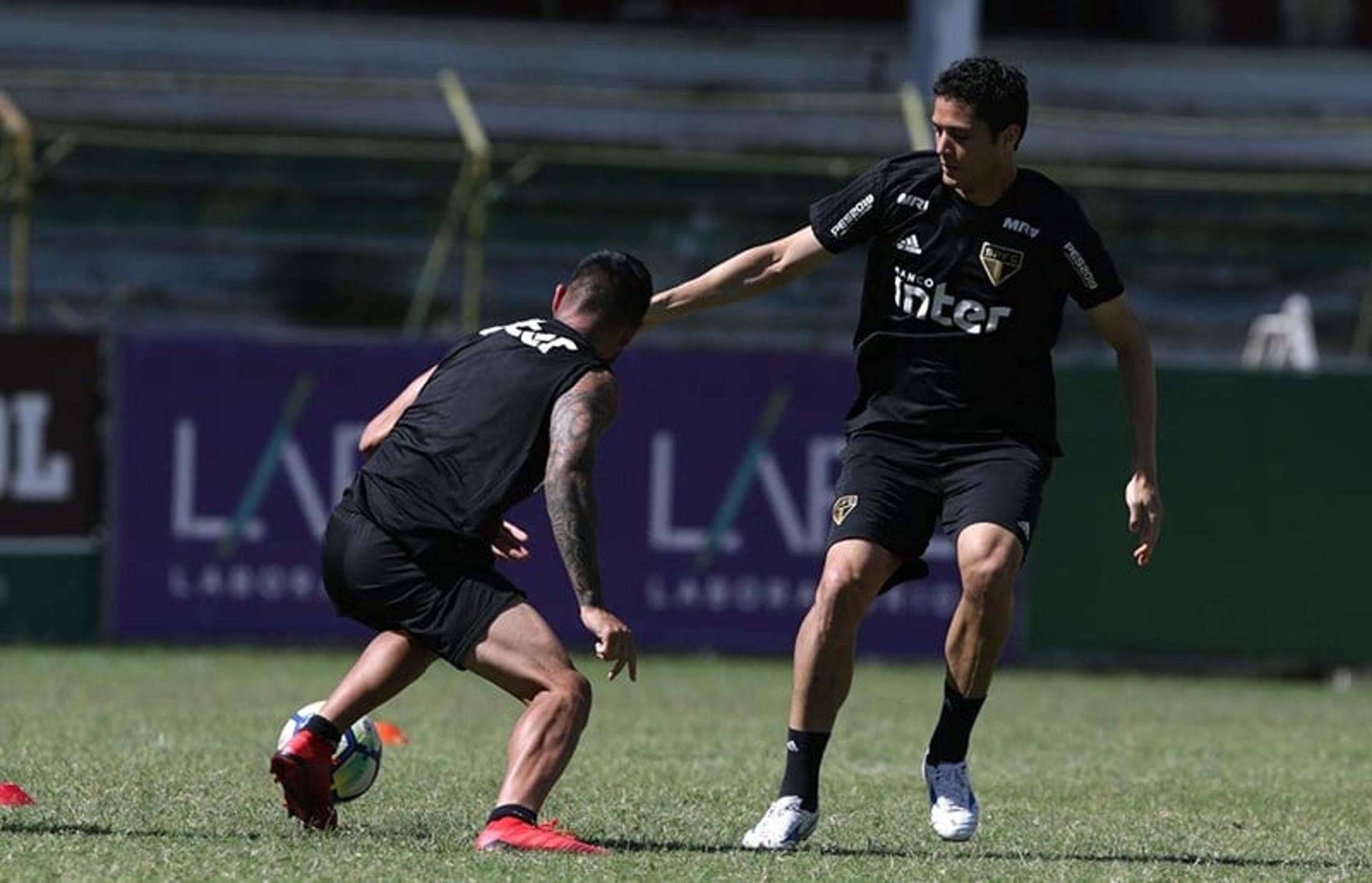 Treino do São Paulo nas Laranjeiras