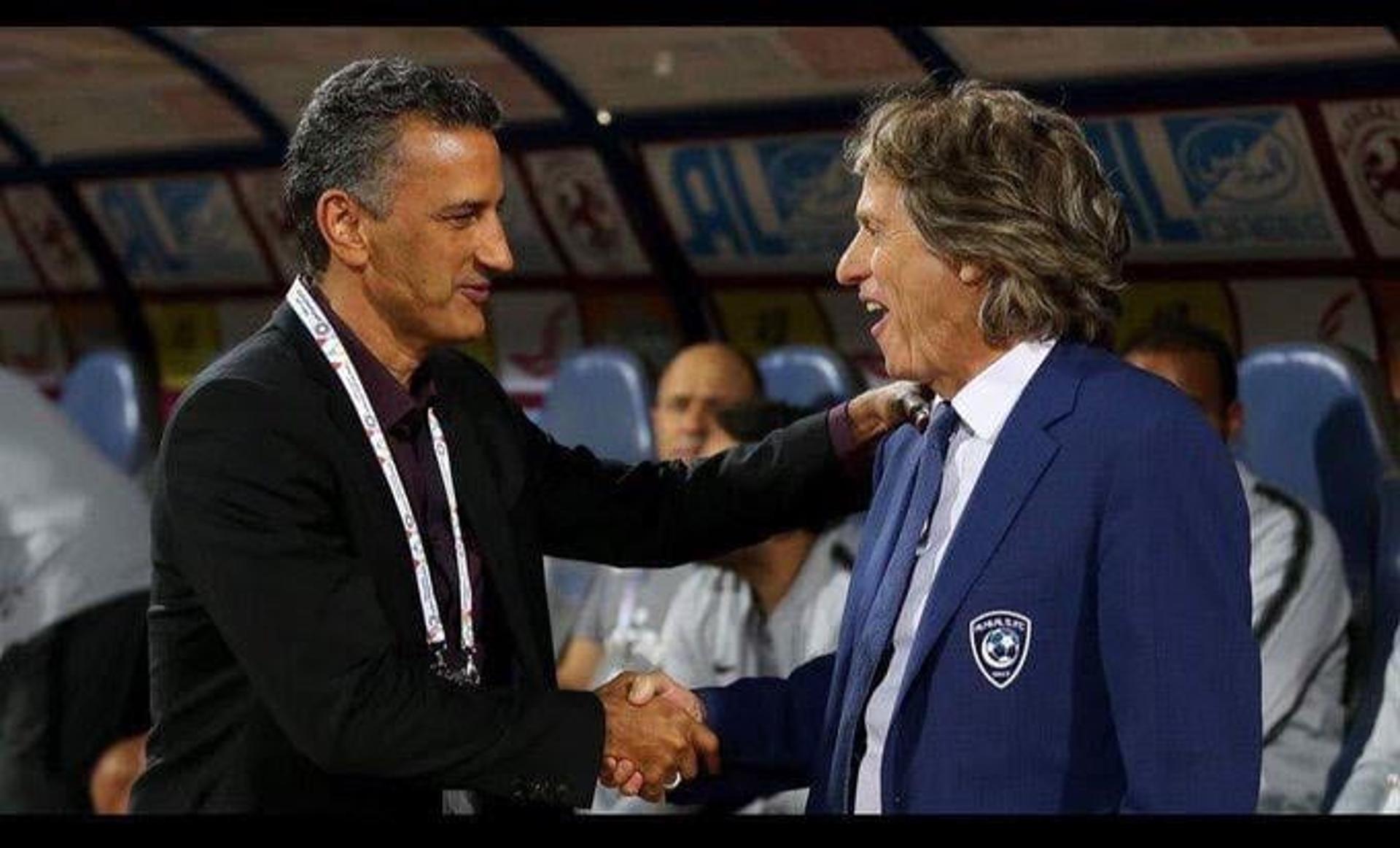 Péricles Chamusca e Jorge Jesus - Al-Faisaly x Al-Hilal