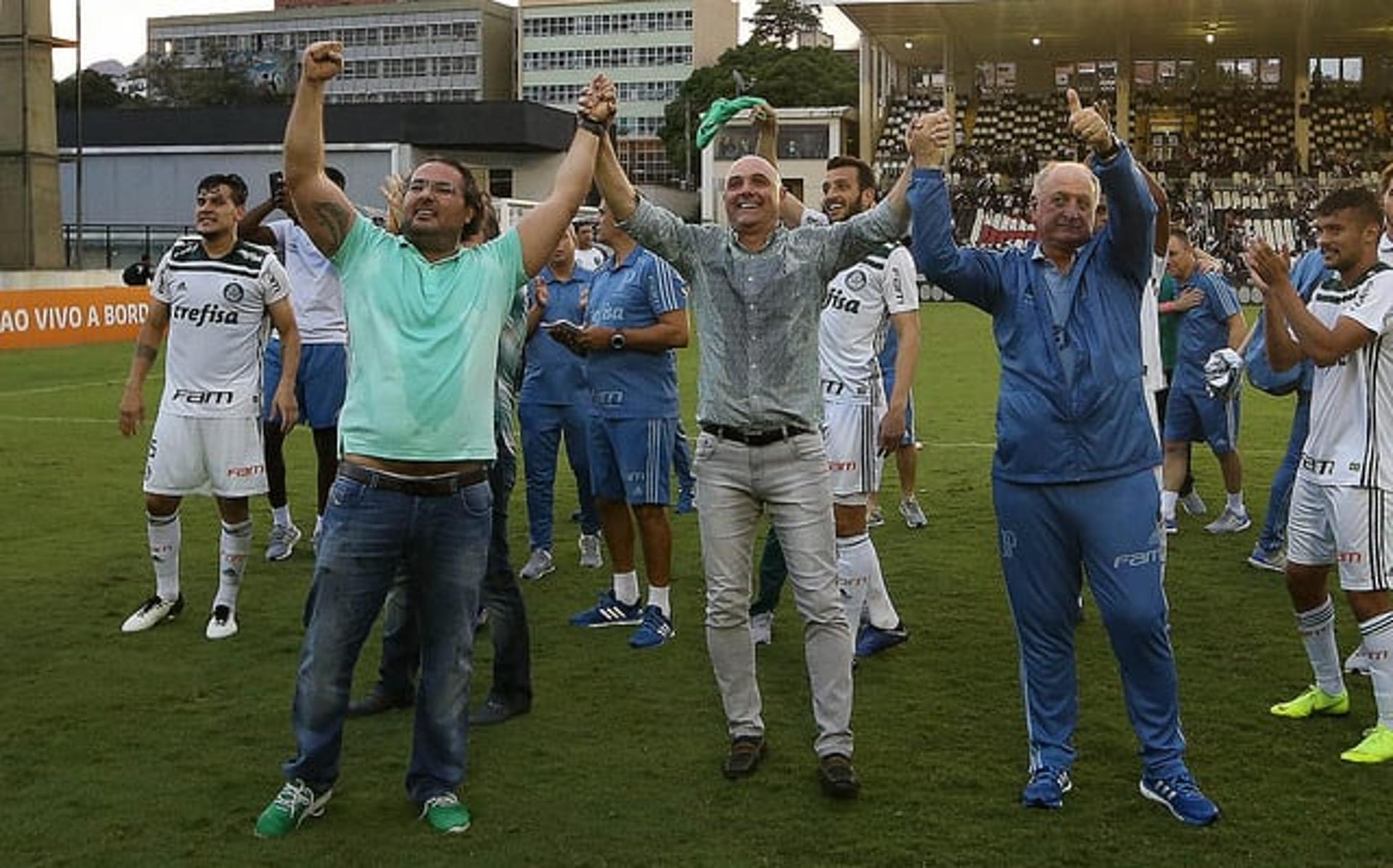 Alexandre Mattos, Maurício Galiotte e Felipão