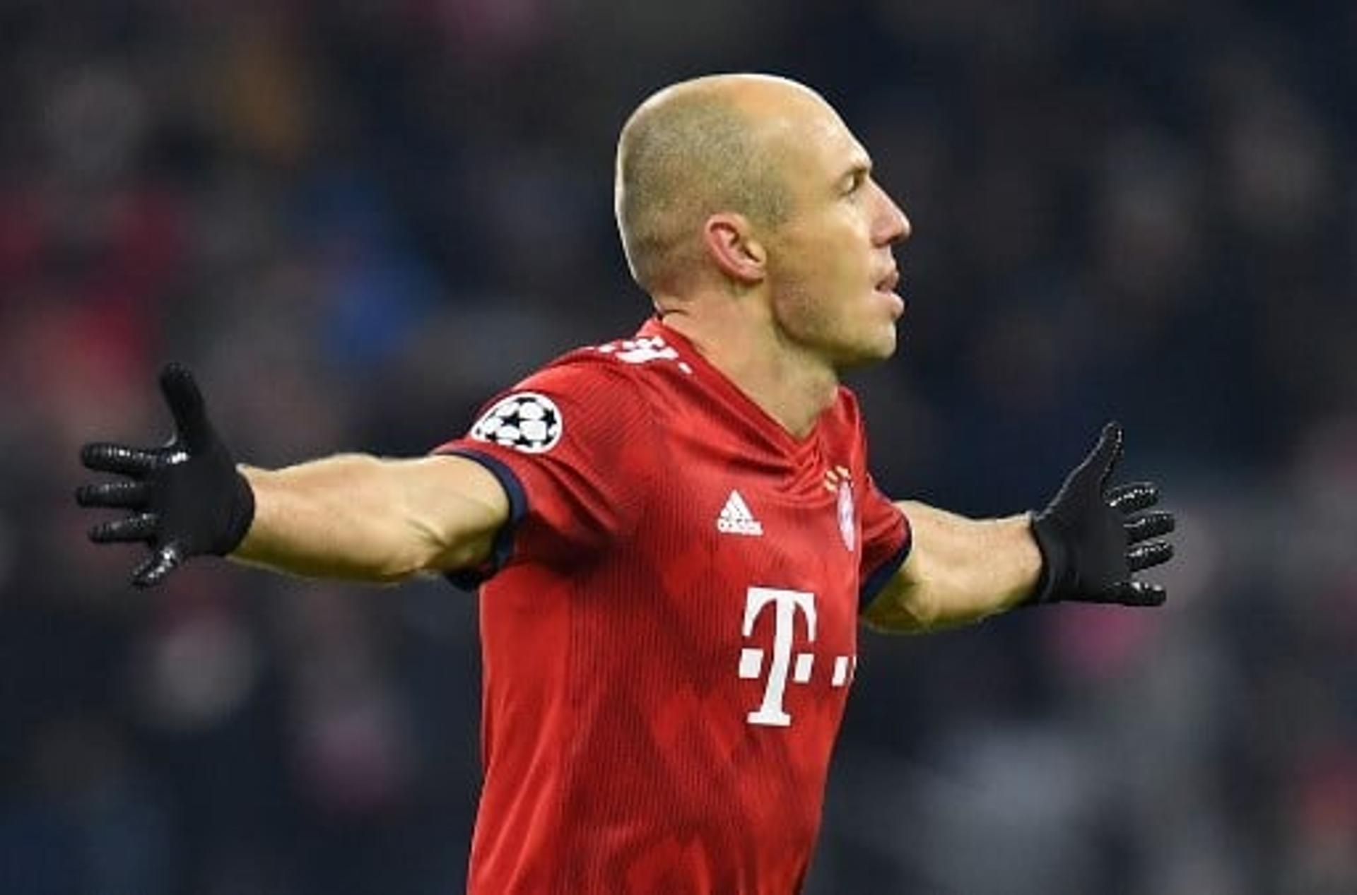 Robben - Bayern de Munique x Benfica