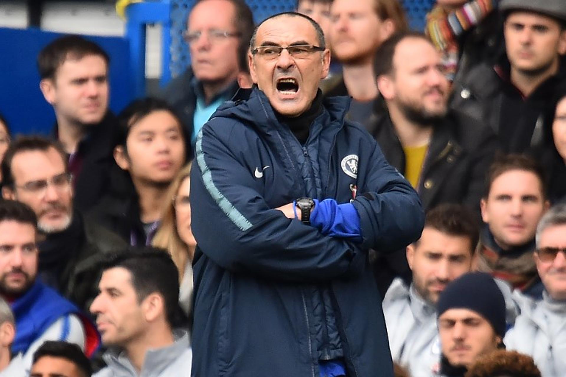 Sarri - Chelsea x Fulham