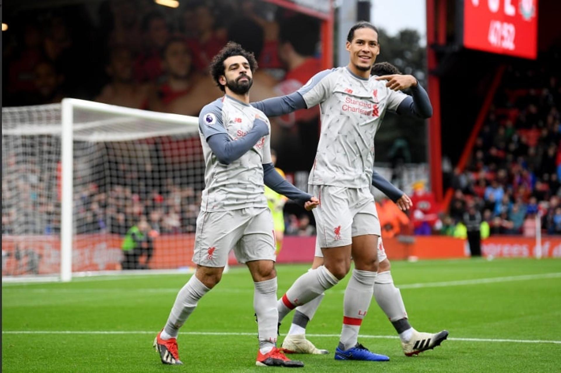 Deixa que ele resolve! Salah faz hat-trick e foi o destaque da partida