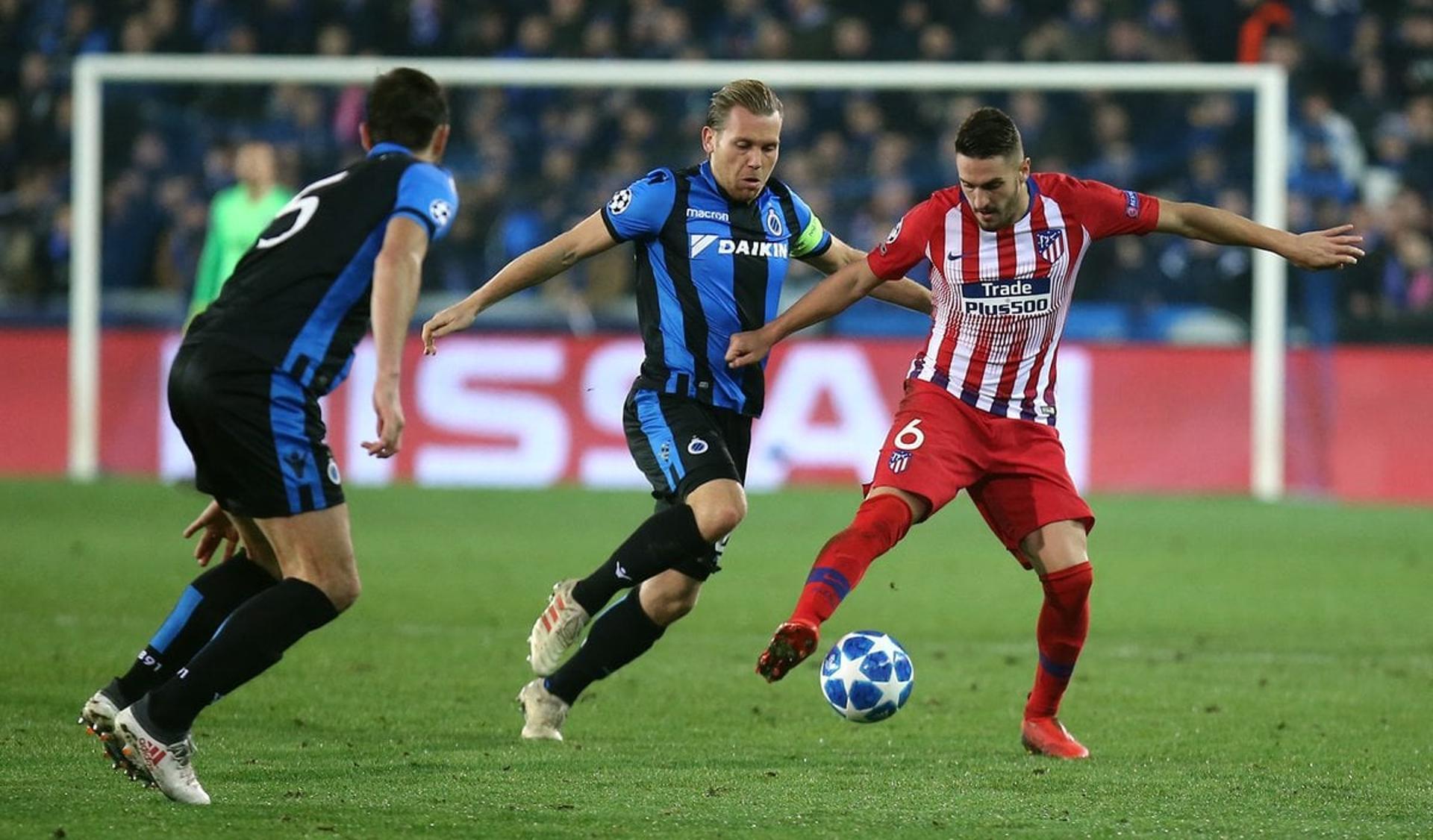 Brugge x Atlético de Madrid