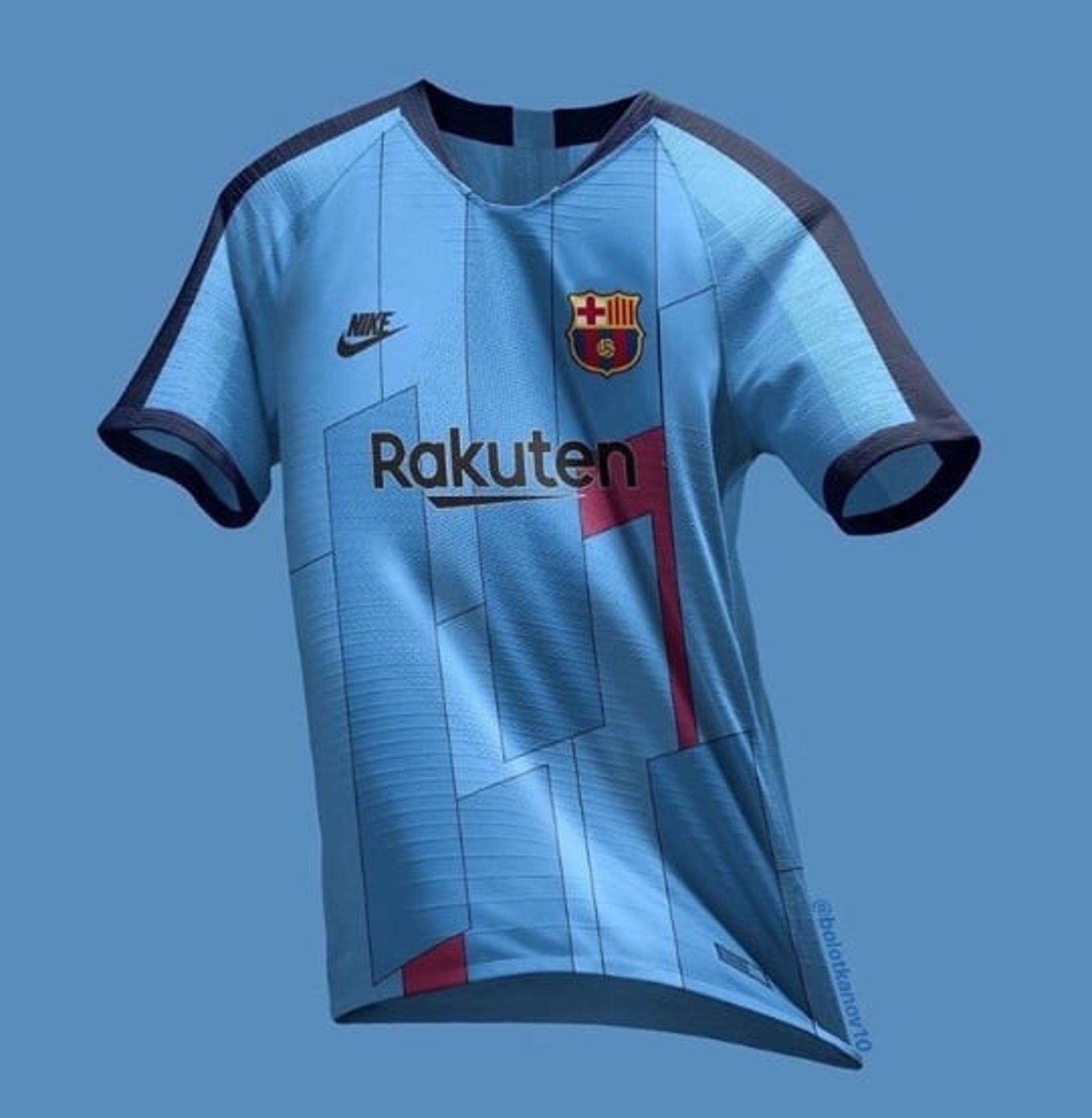 Possível nova terceira camisa do Barcelona