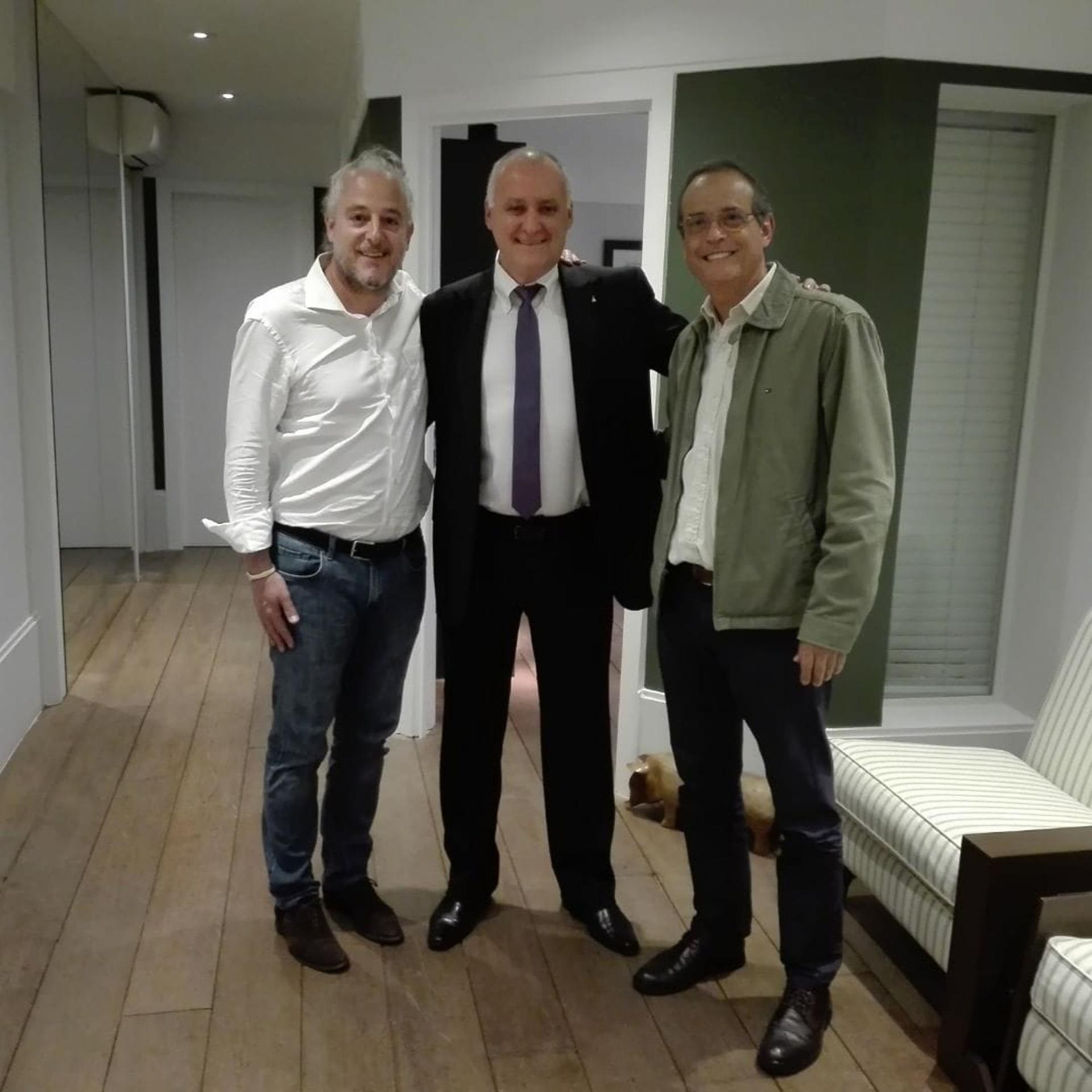 Rubnei Quícoli, Paulo Nobre e Genaro Marino