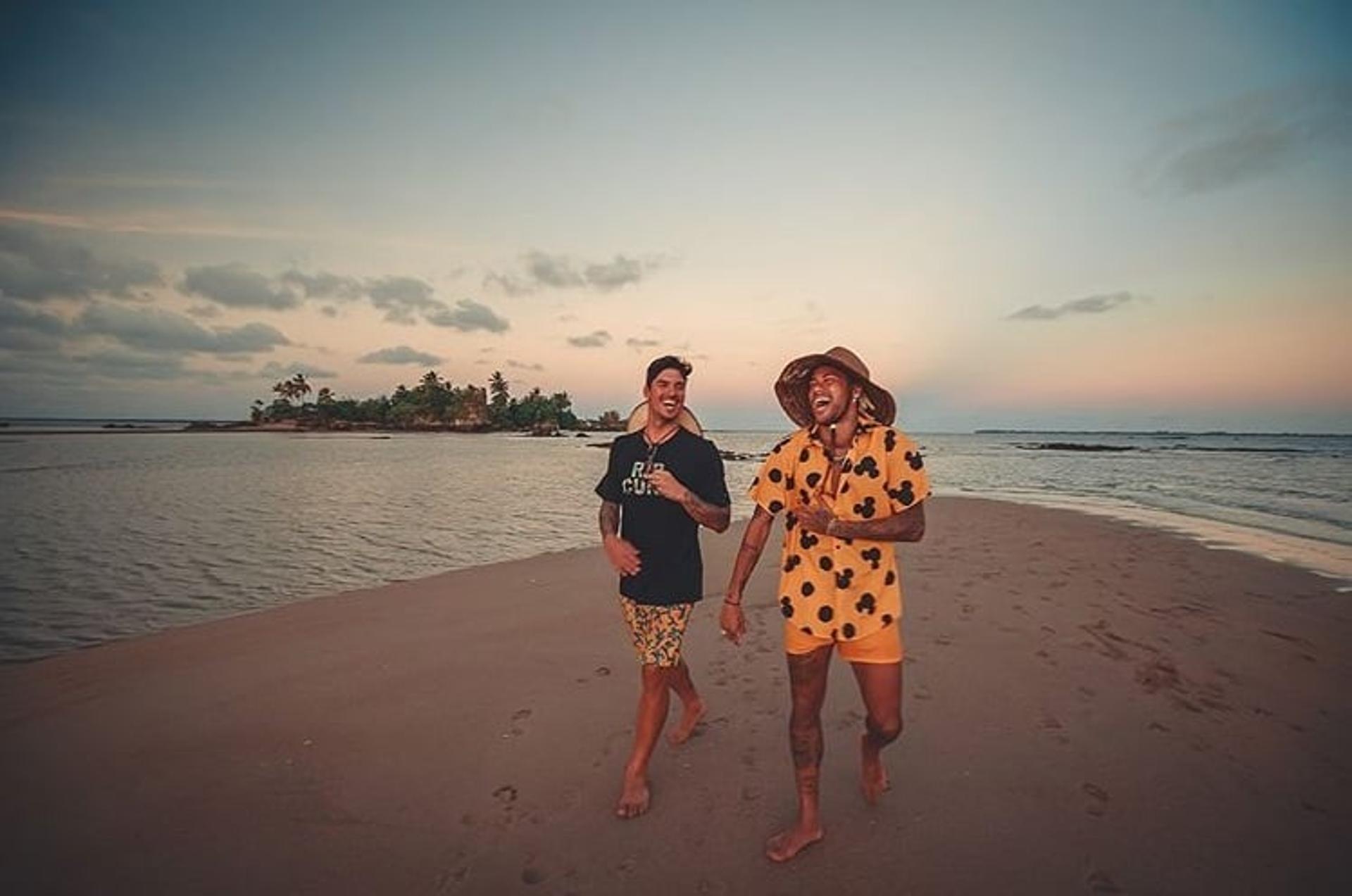 Neymar e Medina em Barra Grande