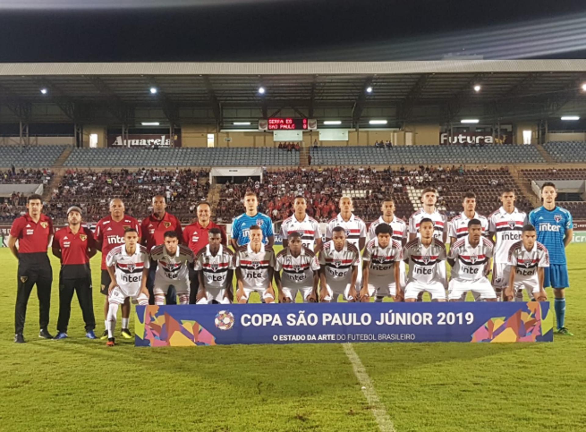 São Paulo está garantido na segunda fase da Copa São Paulo de Futebol Júnior