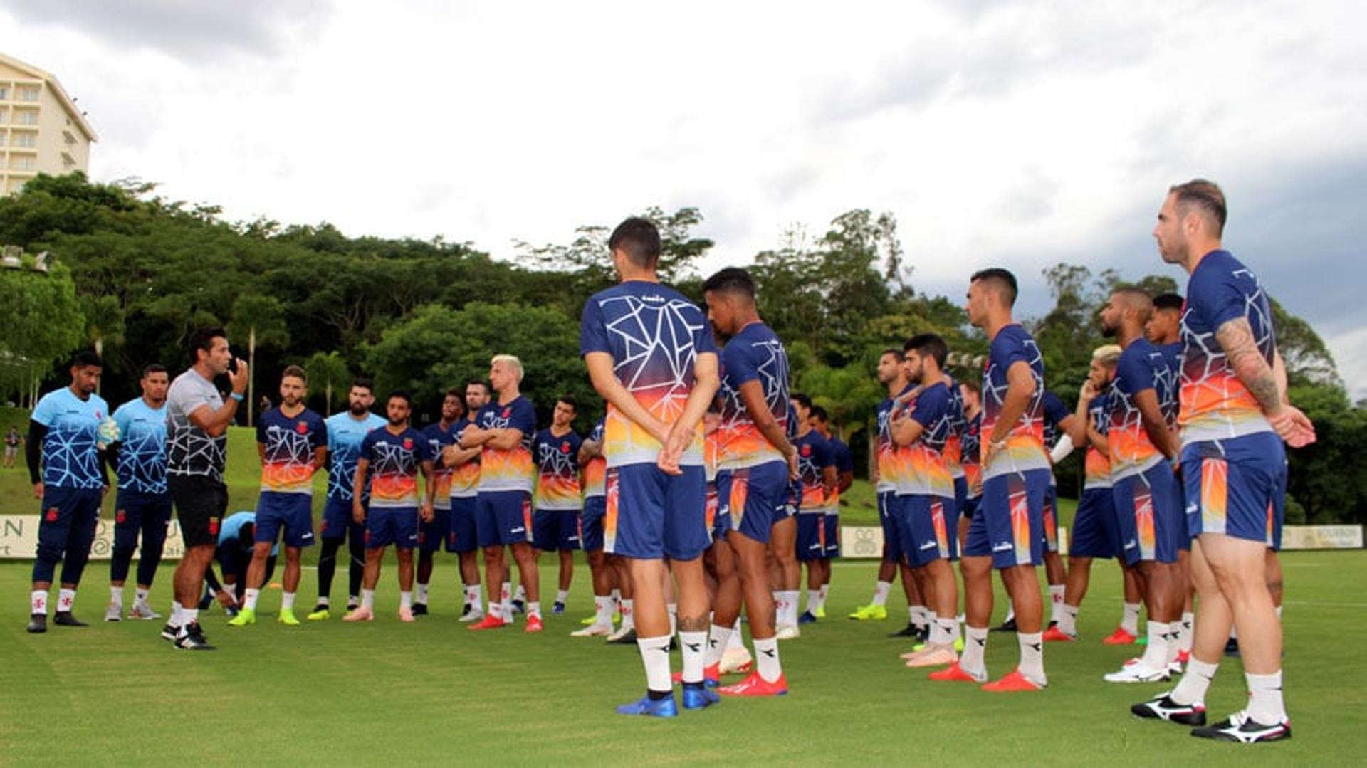 Vasco treino em Atibaia