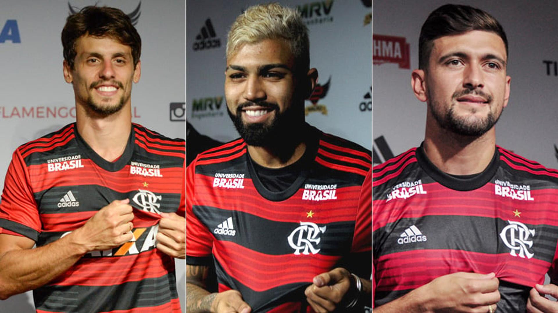 Rodrigo Caio, Gabi Gol, Arrascaeta