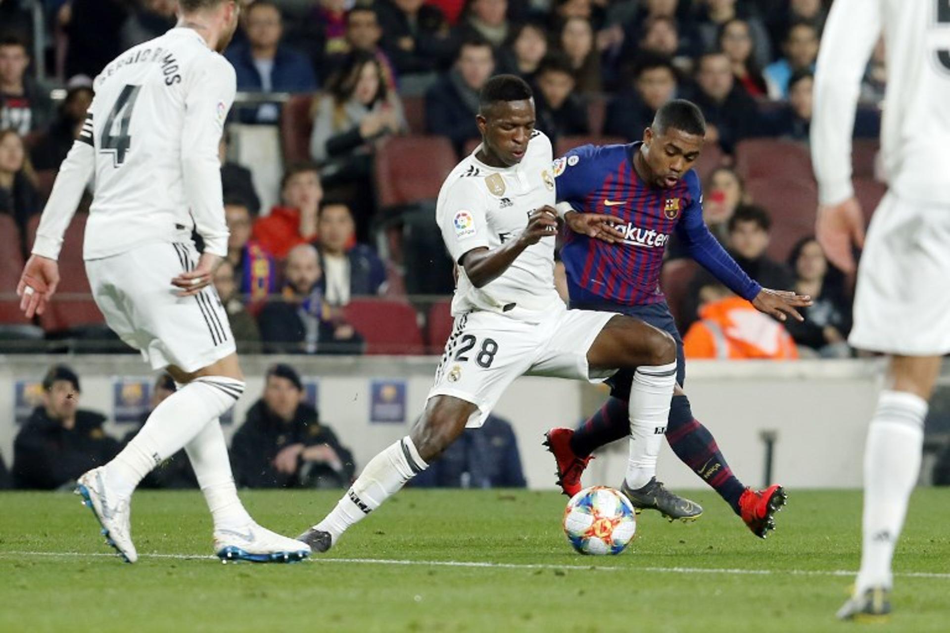 Vinicius Jr e Malcom - Barcelona x Real Madrid