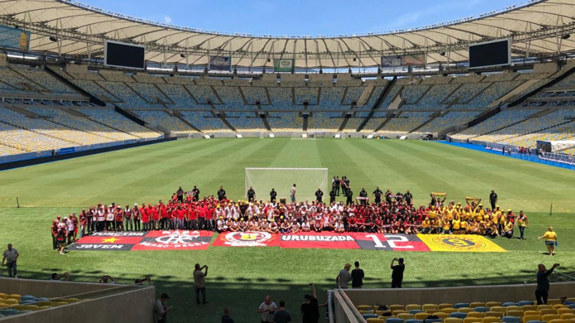 Homenagem no Maracanã