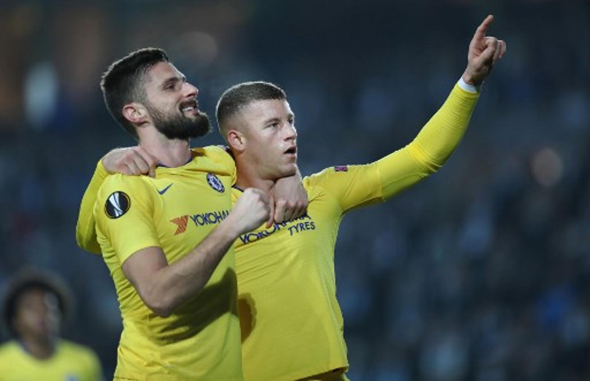 Barkley e Giroud - Malmö x Chelsea