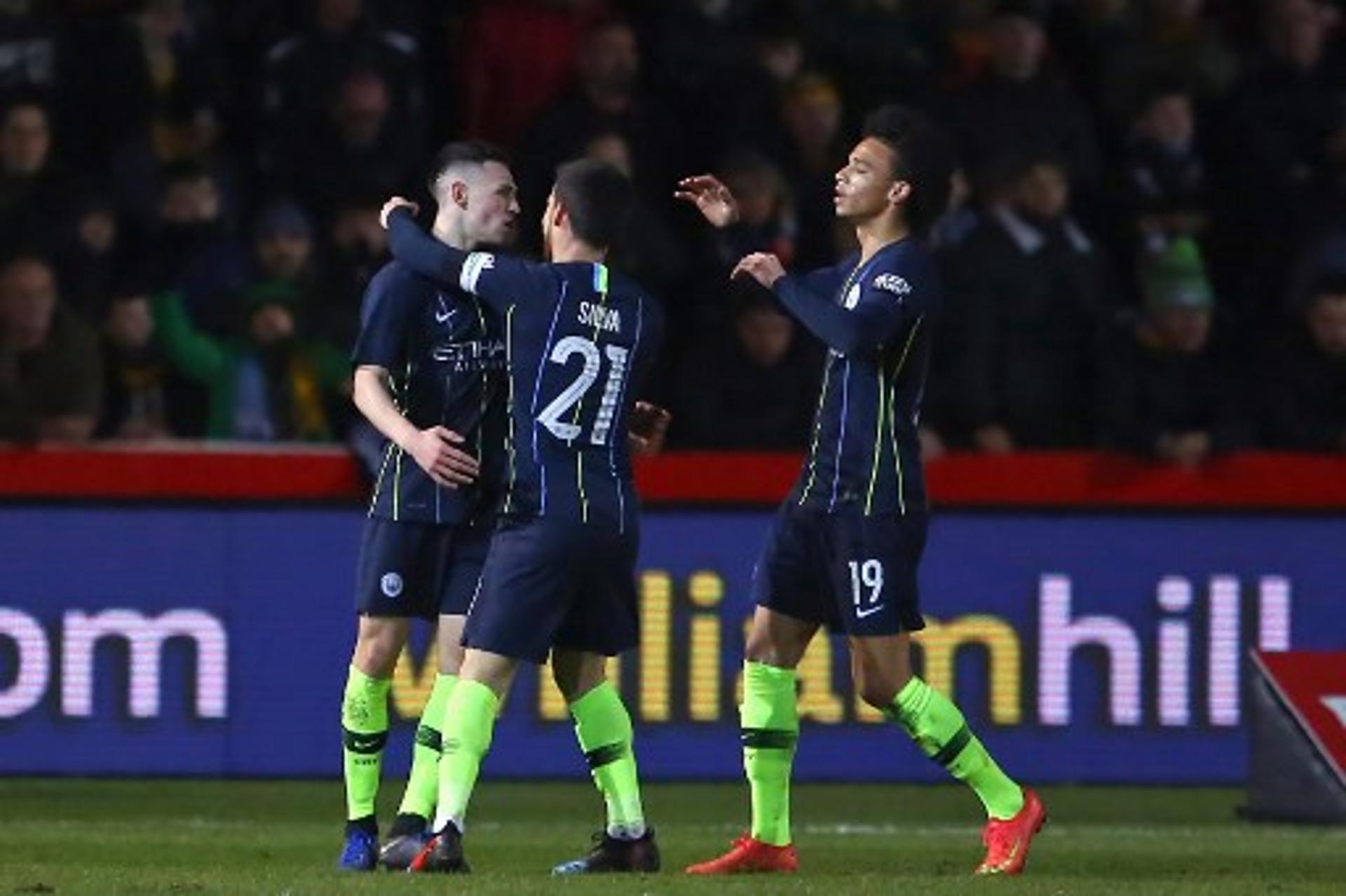 Foden, David Silva e Sané - Newport x Manchester City