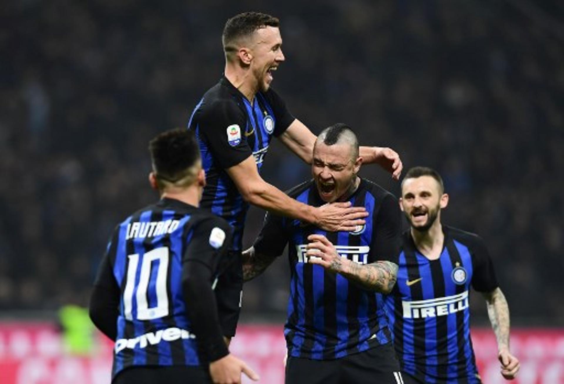 Perisic e Naingollan - Inter de Milão x Sampdoria