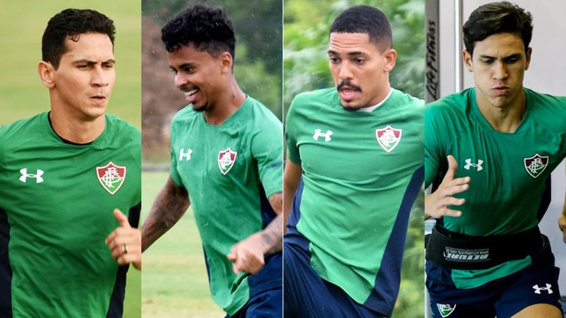 Montagem Ganso, Allan, Gilberto e Pedro  (Fluminense)