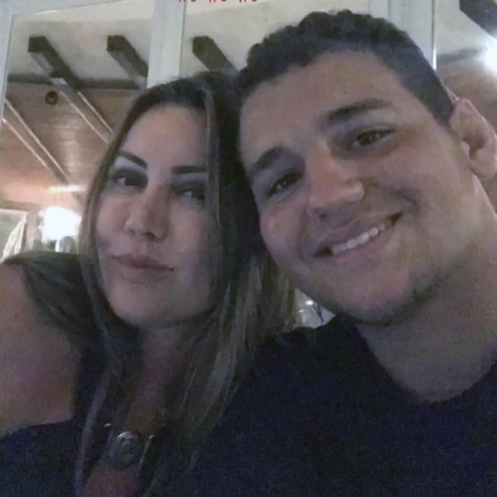 Rayron Gracie e sua mãe Elaine Peres Caparroz