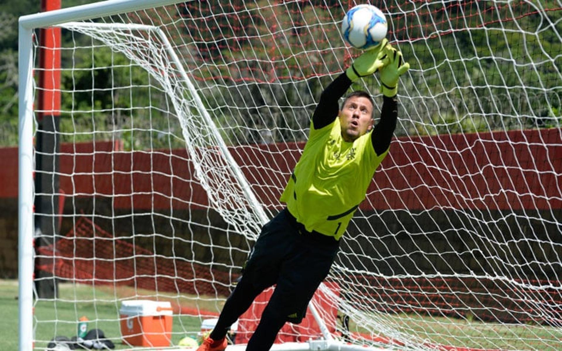 Treino Flamengo - Diego Alves