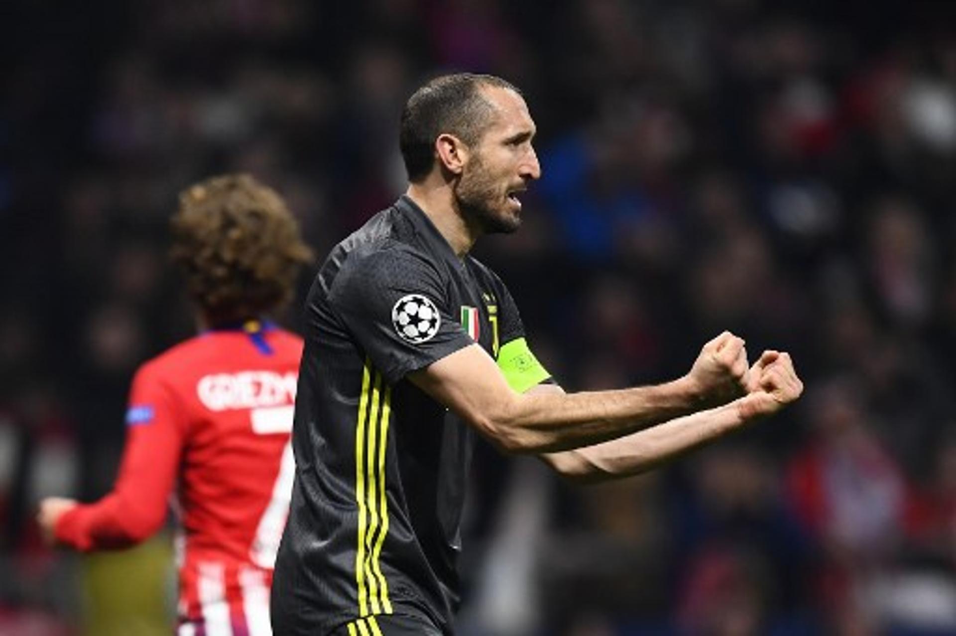 Chiellini - Atlético de Madrid x Juventus