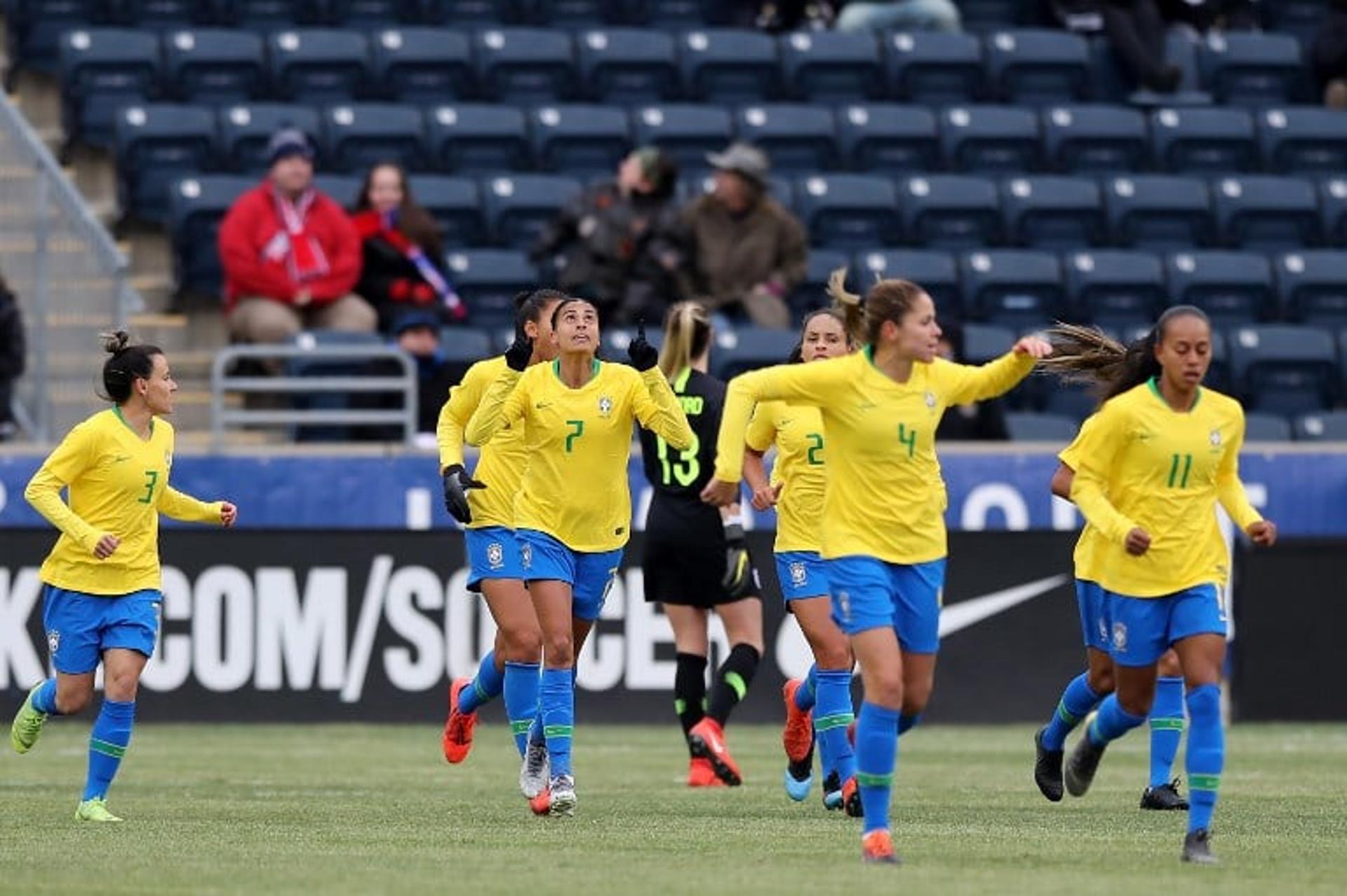 Inglaterra x Brasil - Feminino