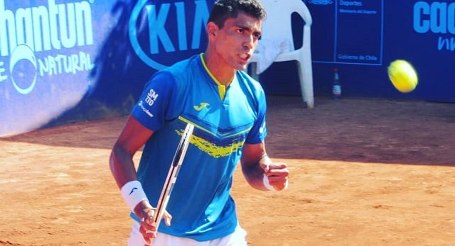 Thiago Monteiro no Challenger de Santiago em 2019