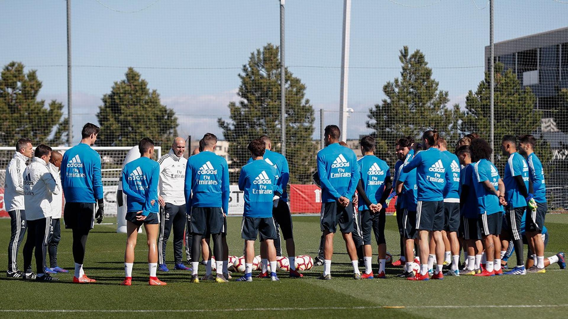 Treino Real Madrid