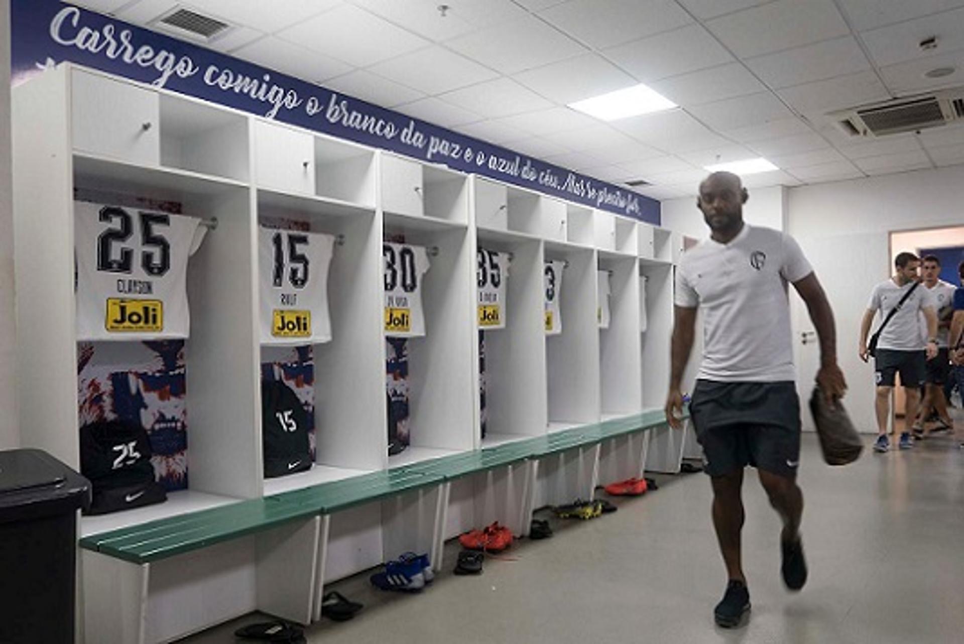 Vagner Love, vestiário de Ceará x Corinthians