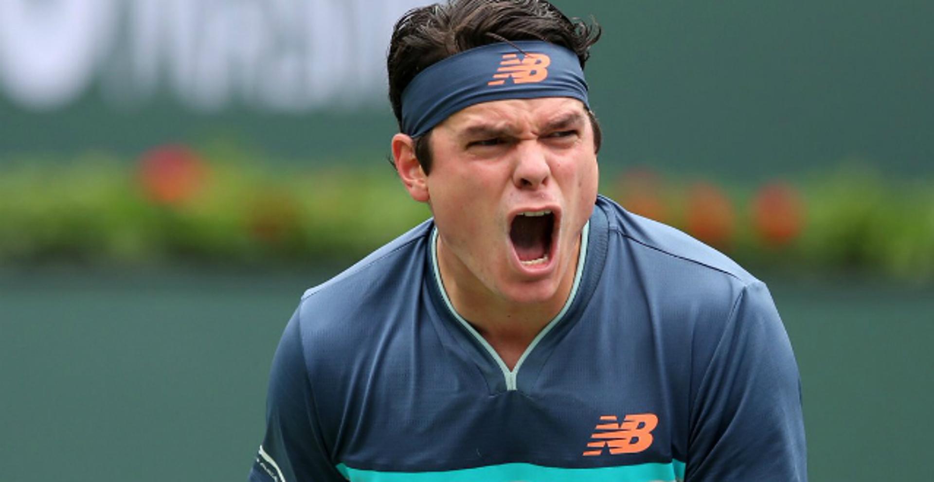 Milos Raonic em Indian Wells 2019