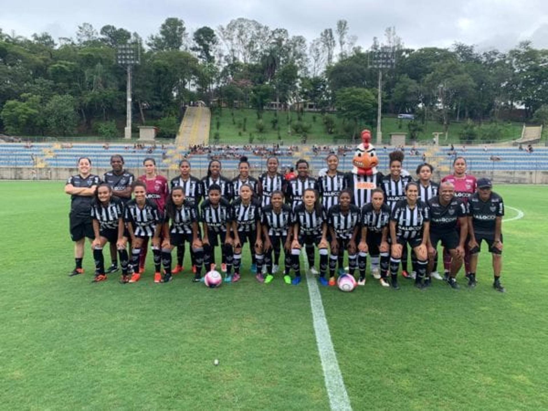 As meninas do Galo começaram muito bem a temporada no primeiro jogo oficial da equipe