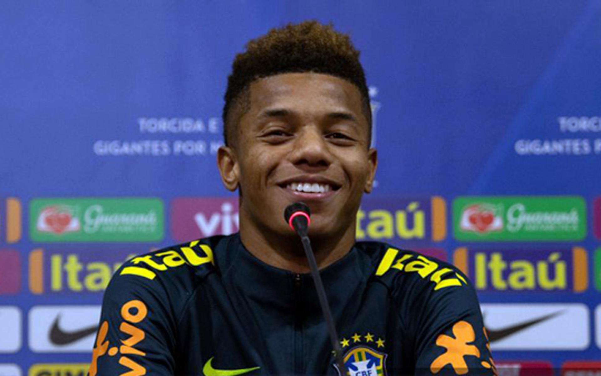 Coletiva David Neres - Seleção