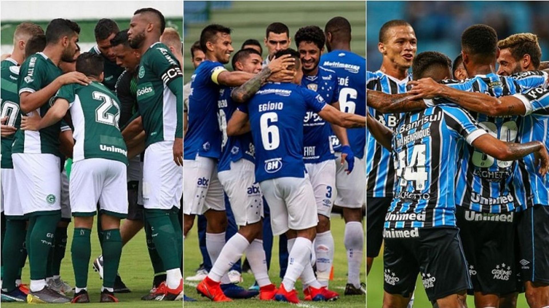 Montagem - Goiás, Cruzeiro e Grêmio