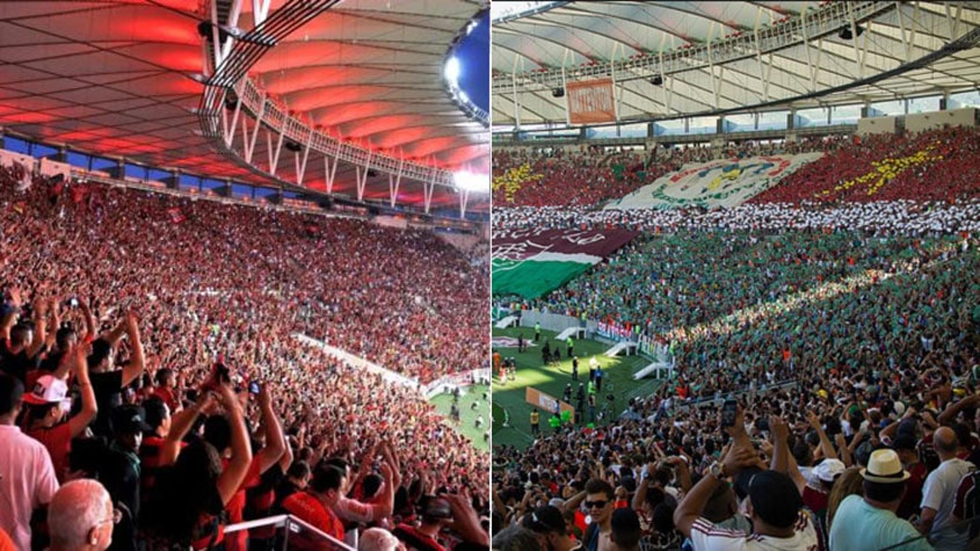 Montagem - Torcidas Maracanã