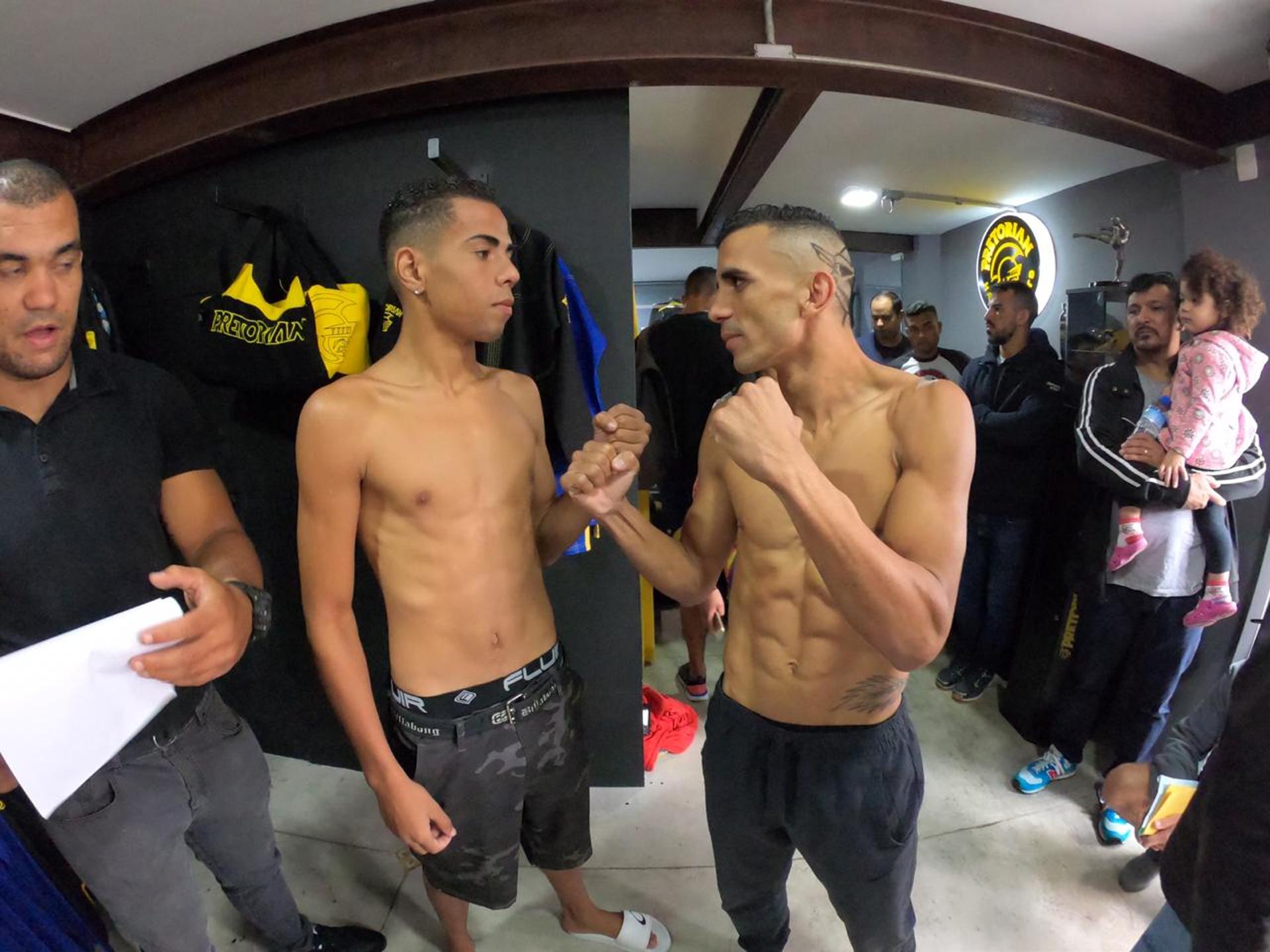 Renan Ventura e José Jandio irão disputar o cinturão da categoria até 58kg no Muay Thai (Foto: Divulgação)