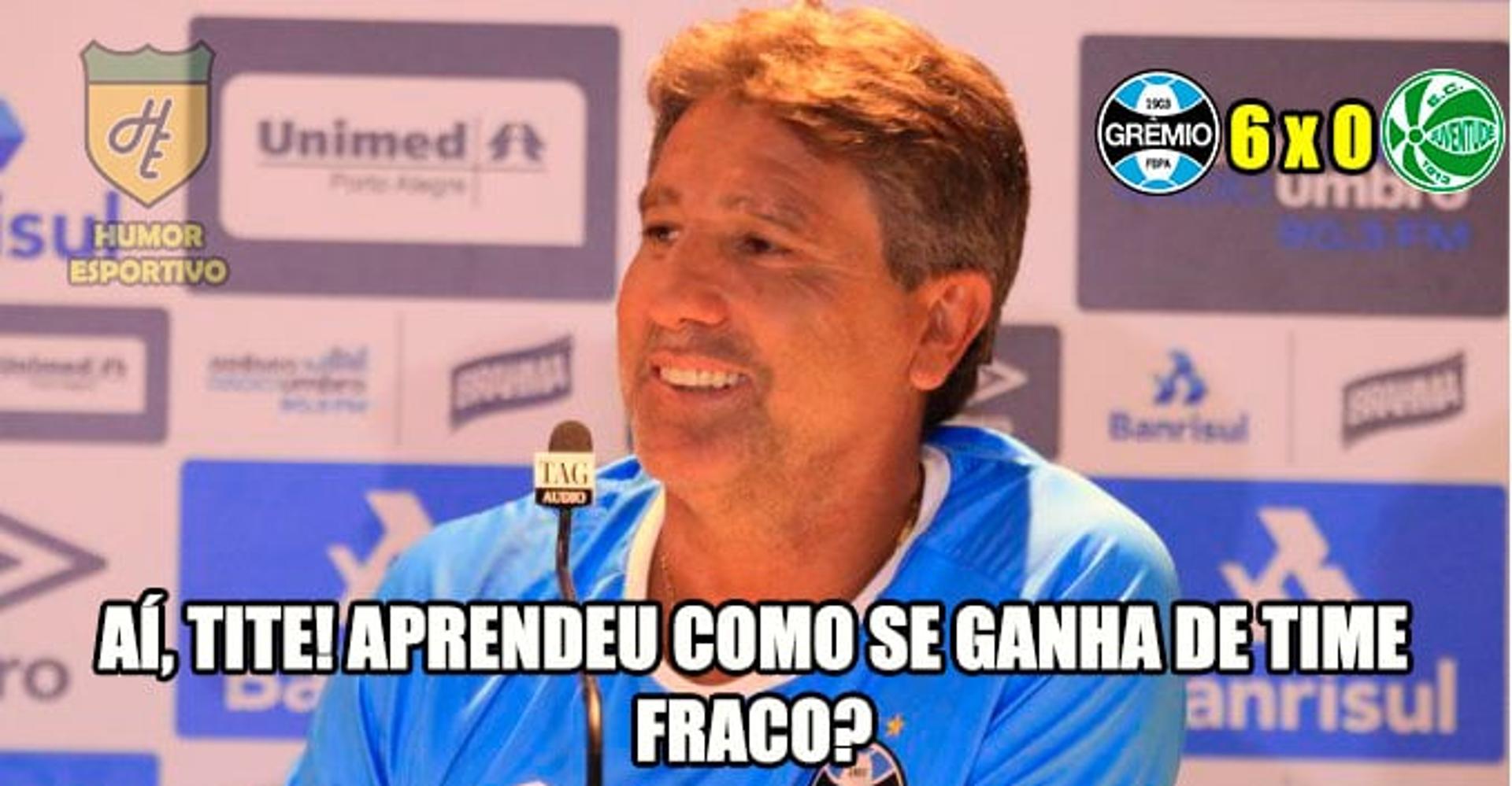 Memes: Juventude 0 x 6 Grêmio