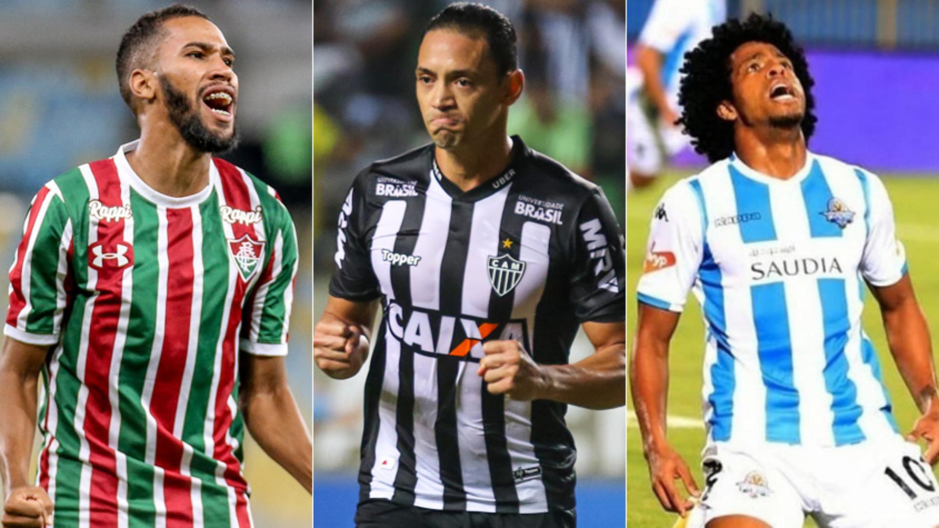 Os atacantes do Fluminense, Atlético-MG e Pyramids (Egito) são alvos de times brasileiros e podem mudar de clube e jogar o Campeonato Brasileiro vestindo uma nova camisa. Confira abaixo a lista dos jogadores cobiçados.&nbsp;