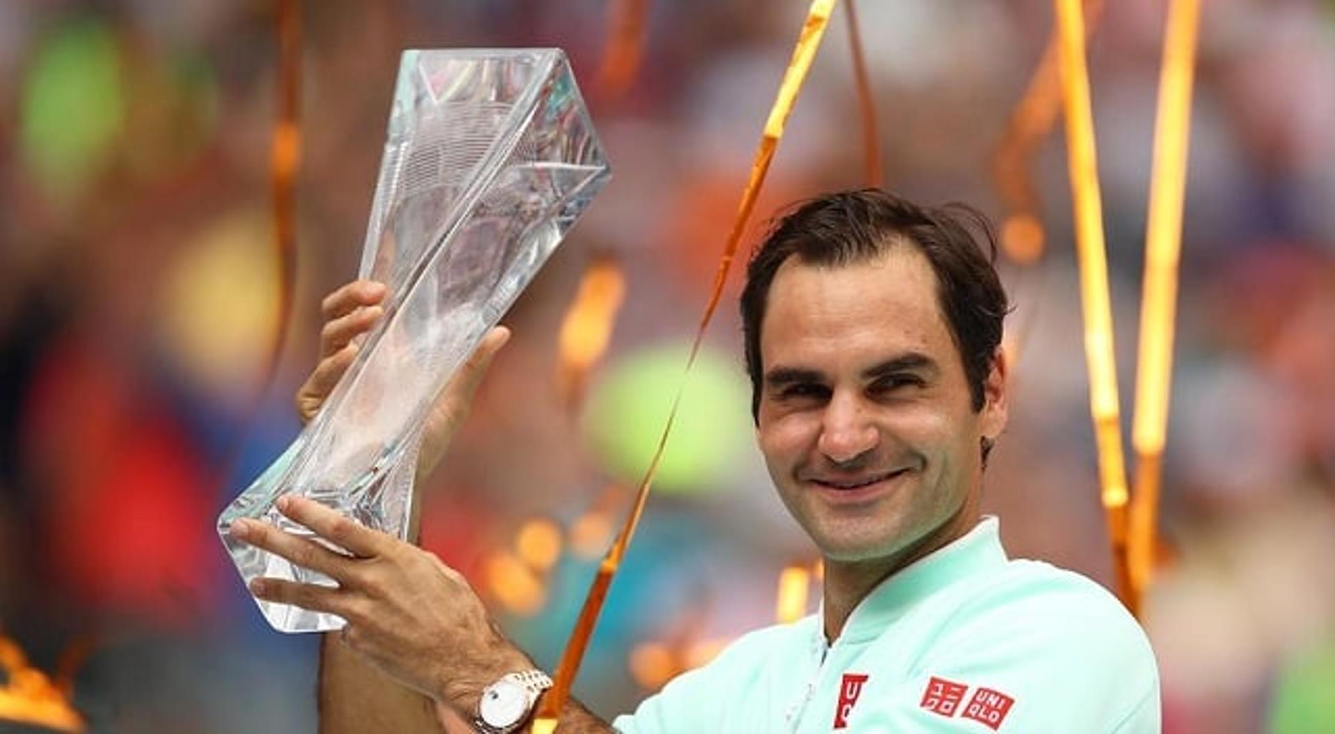 Roger Federer, campeão do Masters 1000 de Miami 2019