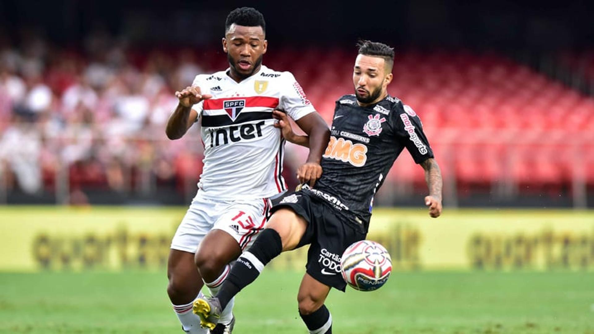 São Paulo x Corinthians Luan e Clayson