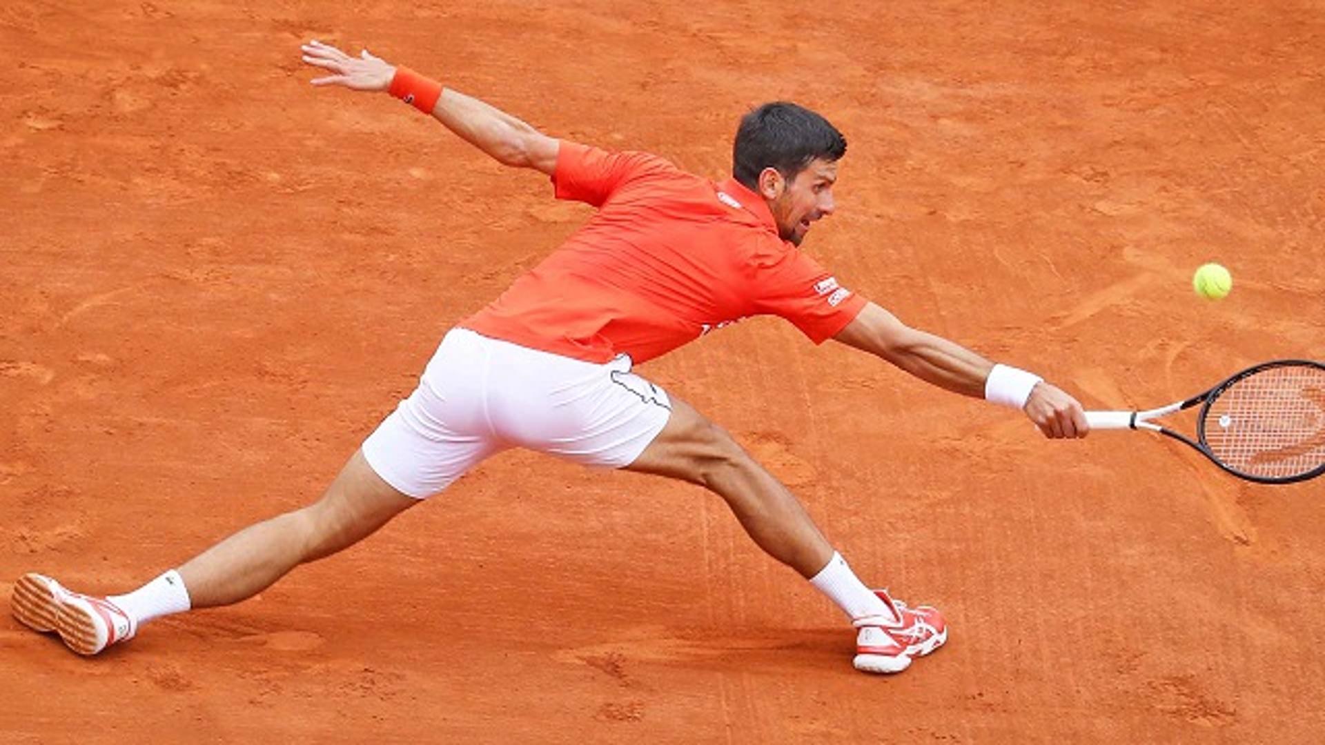 Novak Djokovic no Masters de Monte Carlo em 2019