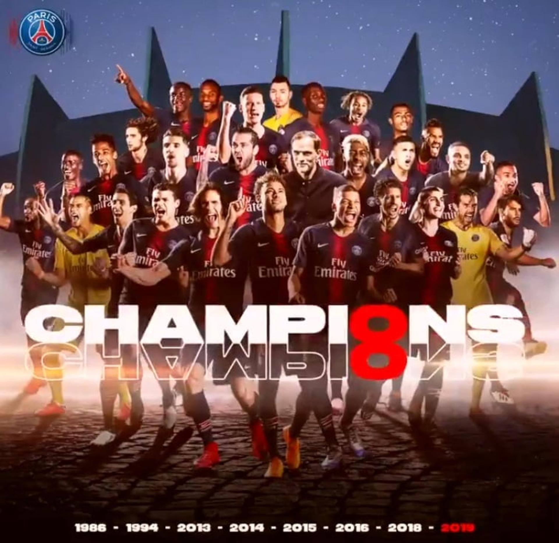 PSG campeão francês